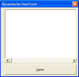 Dynamische UserForm