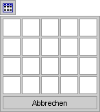 Beispiel zur msoControlExpandingGrid-Konstante