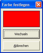 Hintergrundfarbe festlegen