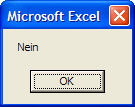 Rckgabewert Nein