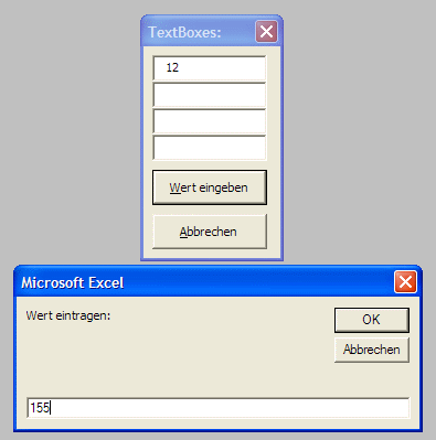 InputBox-Wert in TextBox