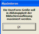 UserForm gem. Auflsung maximieren